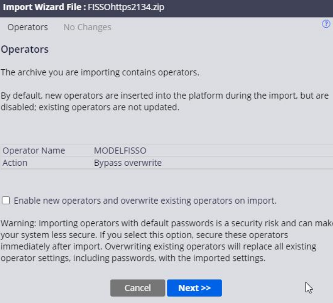 OperatorID Product Warning